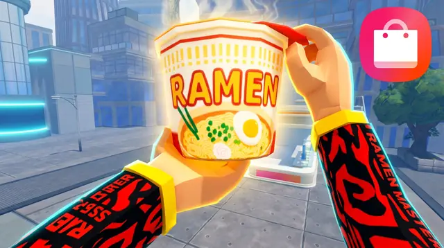 Thumbnail concept, not picked: a tattooed hand holds up a ramen cup